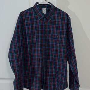 New Brooks Brothers Golden Fleece Flap pocket plaid check 3 color Shirt regular